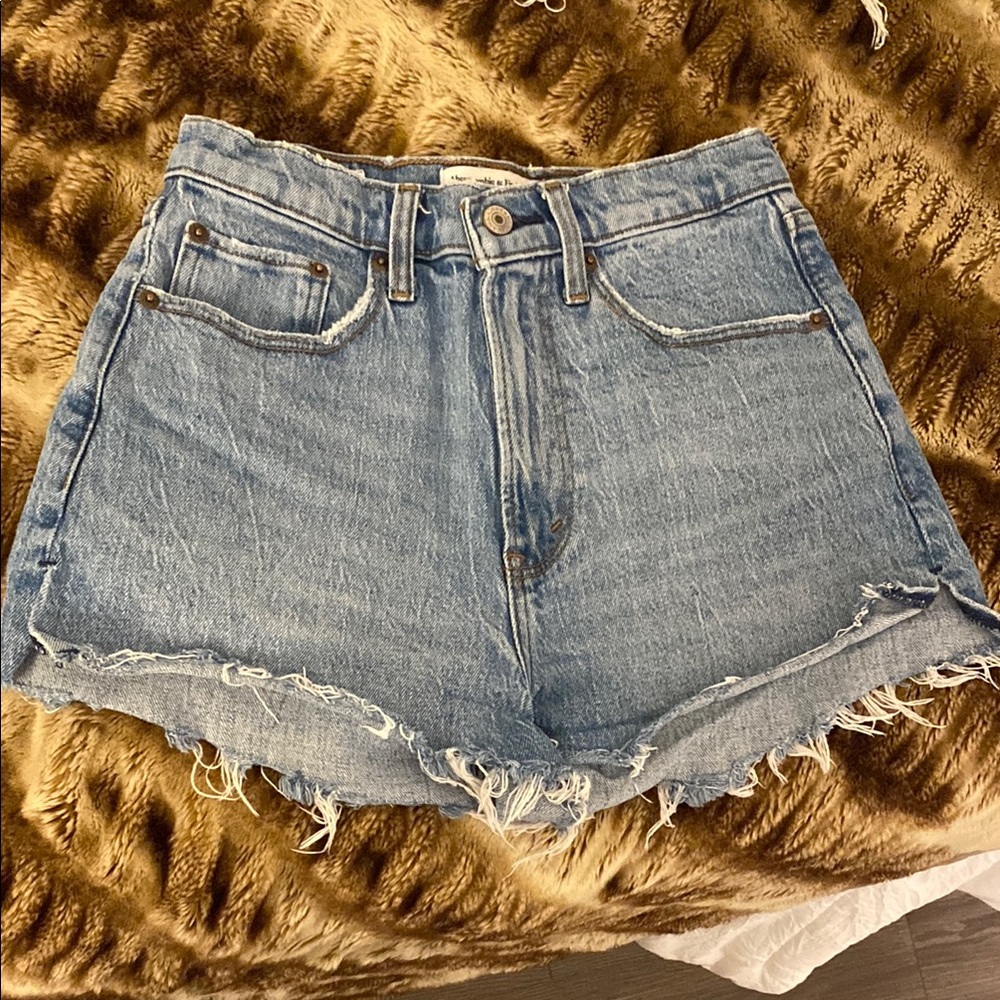 Abercrombie Denim Blue Women's Shorts